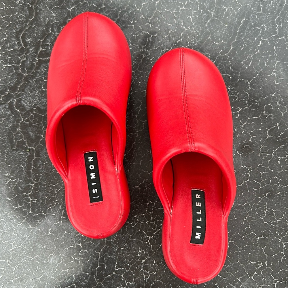 SIMON MILLER vegan bubble clogs, sz 9/40